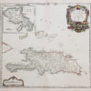 Carte géographique ancienne de Saint Domingue