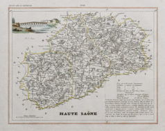 Carte ancienne de la Haute-Saône