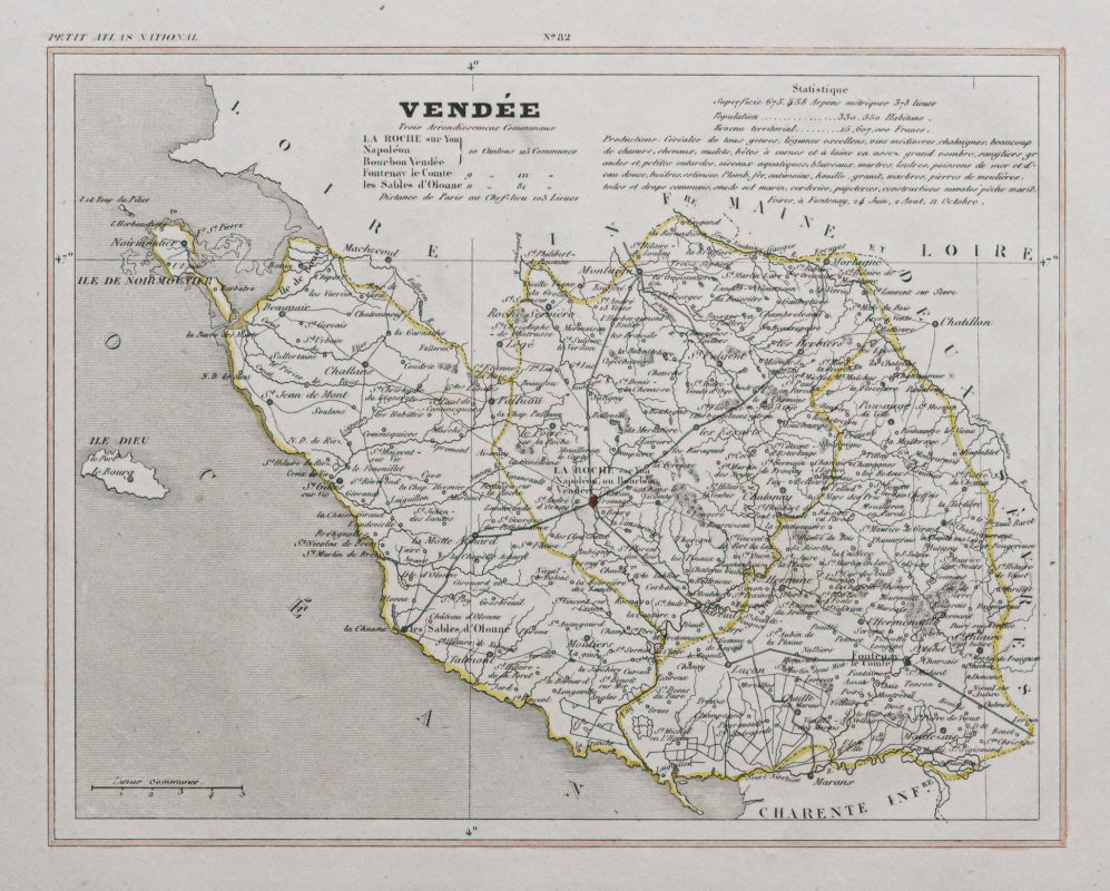 Livre Ancien "La Vendée" De Jean Yole (1982, 186 Pages) - Édition Suisse