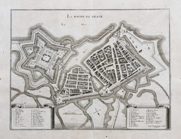 Plan ancien - Le Havre de Grace