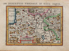 Carte géographique ancienne de l’Aquitaine - Gascogne