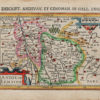 Carte géographique ancienne du Maine et de l’Anjou