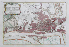 Plan ancien de la ville de Nantes
