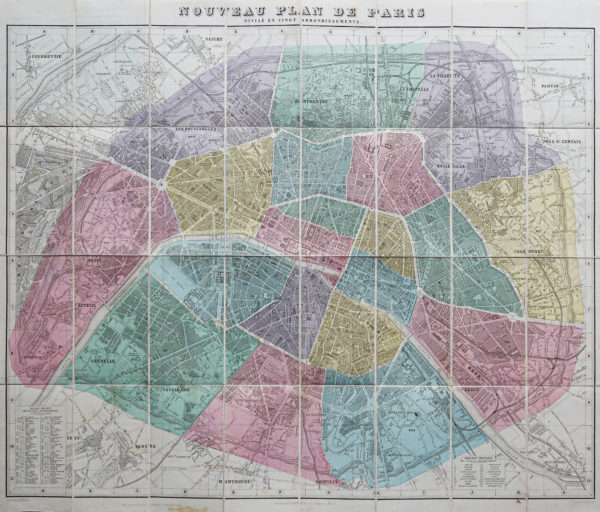 Plan ancien de Paris