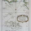 Carte marine ancienne des Îles de Glénan