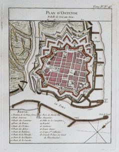 Plan ancien d’Ostende