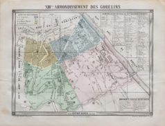 Plan ancien du 13e arrondissement de Paris