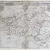 Carte géographique ancienne de la Bretagne