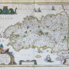 Carte géographique ancienne de la Bretagne