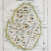 Carte géographique ancienne - Île de Saint Vincent