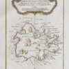 Carte géographique ancienne - Île d’Antigua