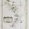 Carte marine ancienne - Petites Antilles