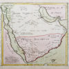 Carte géographique ancienne de l’Arabie
