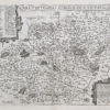 Carte géographique ancienne du Mans