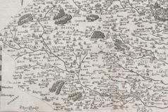 Carte géographique ancienne du Mans