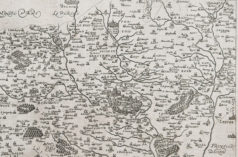 Carte géographique ancienne du Mans