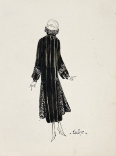 Mode Art Déco - Gouache originale 1923 - 24