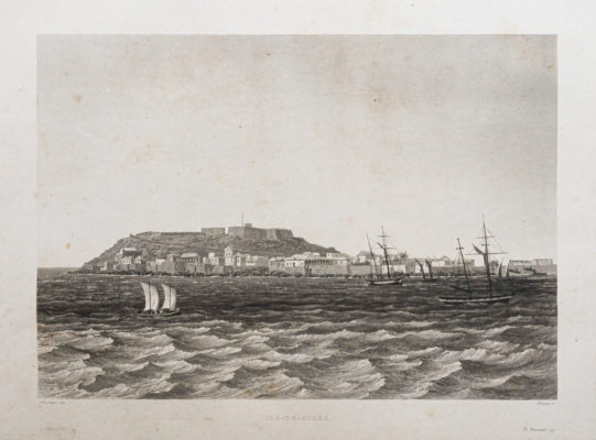 Gravure ancienne - Île de Gorée
