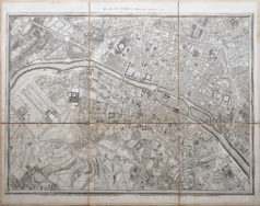 Plan ancien de Paris - Roussel 1700