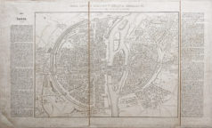 Plan ancien de Paris - Abbaye de Saint Victor en 1380