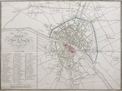 Plan ancien de Paris sous le règne de François 1er