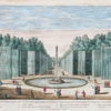 Gravure ancienne - Fontaine de Flore - Versailles