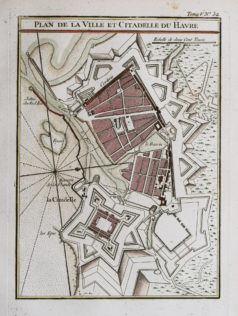 Plan ancien de la ville et citadelle du Havre