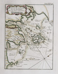 Carte marine ancienne - Île de Bréhat