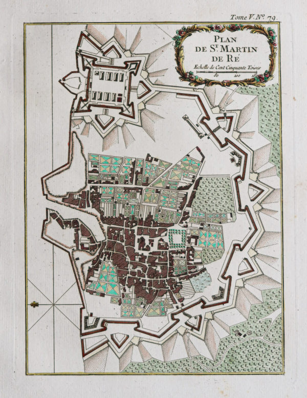 Plan ancien de Saint Martin de Ré