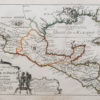 Carte ancienne du Mexique - Californie - Floride