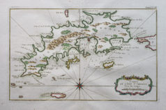 Carte marine ancienne - Îles Vierges - Saint Thomas