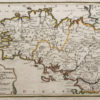 Carte géographique ancienne Bretagne - Nantes