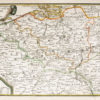Carte géographique ancienne de Flandres