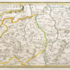Carte géographique ancienne de Auvergne - Dauphiné