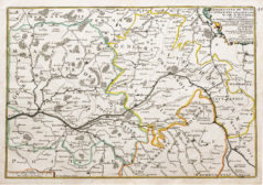 Carte géographique ancienne de la Loire