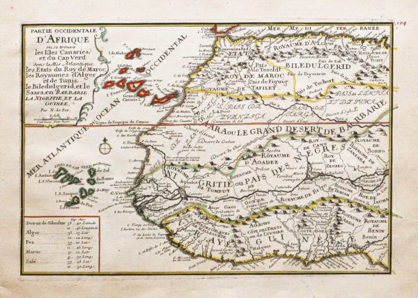 Carte géographique Afrique de l’Ouest - Sénégal