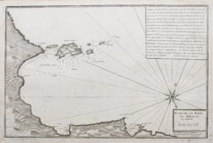 Carte marine ancienne de la rade du Brusc - Toulon