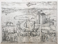 Plan ancien de Cadix - Christophe Colomb