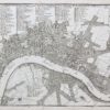 Plan ancien de la ville de Londres - Westminster