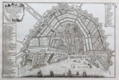 Plan ancien de la ville d’Amsterdam