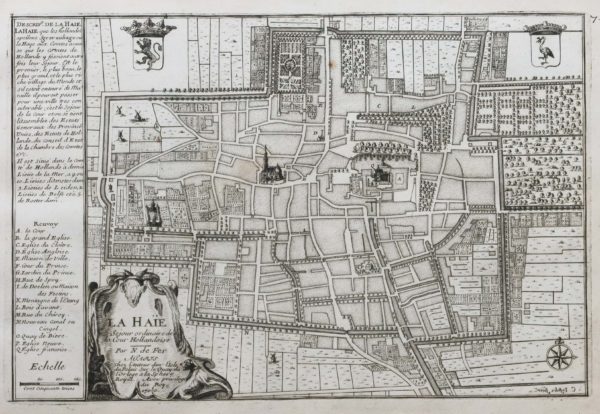 Plan ancien de la ville de La Haye