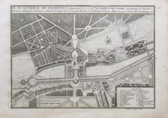 Plan ancien du Château de Chantilly