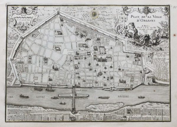 Plan ancien de la ville d’Orléans