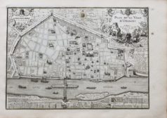 Plan ancien de la ville d’Orléans