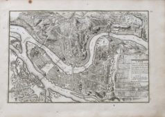 Plan ancien de la ville de Lyon