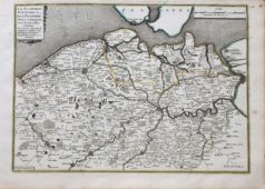 Carte ancienne des Flandres