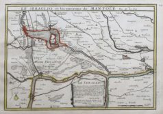 Carte ancienne de la ville de Mantoue - Seraglio