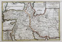 Carte ancienne de l’Iran et Géorgie