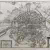 Carte ancienne des environs de la ville de Paris