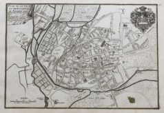 Plan ancien de la ville de Bourges